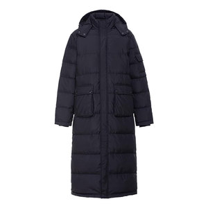 <b>Men's</b> Long <b>Winter</b> Puffer Coat Packable <b>Waterproof</b> Warm Puffer <b>Jacket</b> with Hooded Compressible Insulated Cold Weather Outerwear - Product Image 1