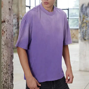 Camiseta para hombre, mezcla de algodón, tela suave, transpirable, cómoda, corte regular, manga corta, informal, para verano, uso diario, ropa de calle - Product Image 3