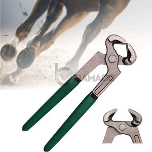 Vente directe d'usine, pince à sabots antidérapante en matériau durable avec poignée verte, 15 cm, pour animaux - Product Image 2