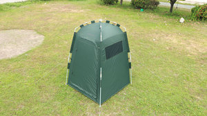 Carpa de vestuario, carpa de baño, carpa de ducha impermeable para cuatro estaciones, refugio multiusos, carpa de pesca para exteriores, fibra de vidrio - Product Image 4