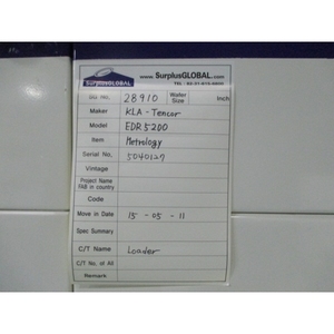 รีวิว Tencor EDR5210 SEM - Product Image 1