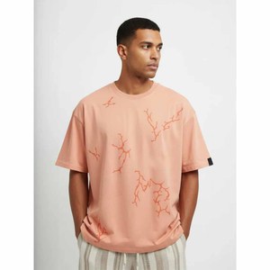 Camiseta Vintage de Algodón 280GSM con Hombros Caídos, Personalizada, de Peso Pesado, Lavada, de Corte Holgado y Oversize, Lisa, Tallas Grandes para Hombre - Product Image 2