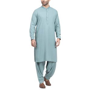 Última Tendencia: Precios de Fábrica al Por Mayor, Nueva Moda Étnica, Shalwar Kameez de Algodón para Hombre, Secado Rápido, Reversible, para Bodas y Uso Casual - Product Image 1