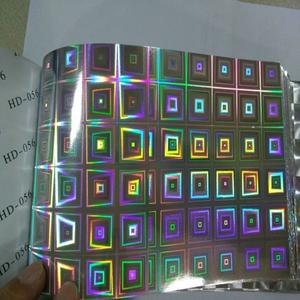 ฟิล์มโฮโลแกรมเมทัลไลซ์แบบกำหนดเอง ทนความร้อน ล้างทำความสะอาดได้ ฟิล์ม PET หนา 12 ไมครอน ฟิล์มโฮโลแกรมสีเงินรุ้งเมทัลไลซ์ - Product Image 3