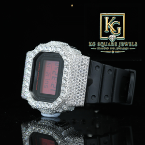Reloj Digital Cuadrado Negro con Cristal de Zafiro, Correa de Resina y Goma, Estilo Deportivo, Lujoso, Casual, de Moda, Unisex - Product Image 2