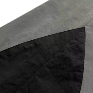 Ensemble court d'été respirant en coton 100% de haute qualité pour homme, coupe décontractée, coupe-vent personnalisé, grande taille, couleur unie, teint en pièce - Product Image 5