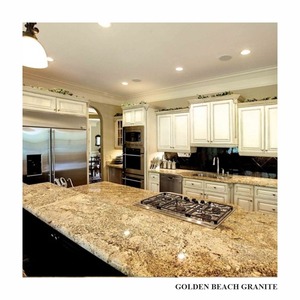 Dalles de granit Golden Bleach flammé/broyé sur mesure pour cuisines modernes, designs extérieurs, carrelages et escaliers – Vente en gros - Product Image 4