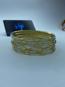 Handmade <b>Resin</b> Brass Bangles Wholesale Supplier Custom OEM Manufacturer Women's Ethnic Party Bangles - Product Image 3