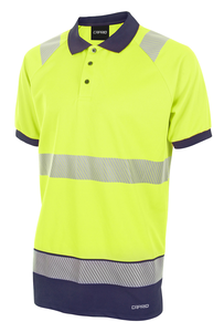 เสื้อโปโลสะท้อนแสงแบบ Hi-Vis สำหรับงานความปลอดภัย เสื้อโปโล T-Shirt แบบสะท้อนแสงสั่งทำโลโก้ได้ เสื้อผ้าทำงานที่ระบายอากาศได้ดีสำหรับคนงาน - Product Image 1