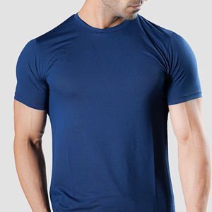 T-shirt de fitness pour hommes 2026 à manches courtes, séchage rapide, respirant, anti-plis, vêtement d'entraînement de musculation ample – Vente en gros directe usine - Product Image 5