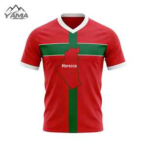 قميص كرة قدم مخصص للمنتخب الوطني المغربي 2026 بجودة تايلاندية، قميص رياضي للتدريب والمباريات بالجملة - Product Image 1