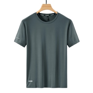 Camiseta Deportiva de Secado Rápido para Hombre, Diseño Sencillo, Manga Corta, Verano 2024, Informal, 100% Algodón, Tallas Grandes 6XL-9XL, Camiseta de Gimnasio - Product Image 6