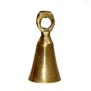 Cloche en aluminium de Noël de qualité supérieure, motif cœur avec texture d'arbre, la plus vendue - Product Image 4