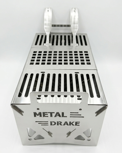 Barbecue pliant en acier inoxydable 304, portable, pour camping, pique-nique, extérieur, robuste, V2 - Product Image 6