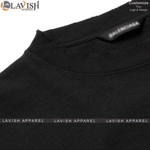 เสื้อยืดผู้ชายแขนสั้นผ้าฝ้าย 100% พิมพ์ลายดิจิตอล DTG แบบกำหนดเองได้จาก Lavish Apparel Wholesale  ลายเรียบๆ  รับสกรีนโลโก้ตามสั่ง - Product Image 5