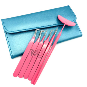 Pinzas Profesionales Personalizadas para Extensión de Pestañas con Agarre Perfecto para Pestañas y Manicura, Antimagnéticas y Duraderas - Product Image 6