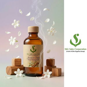 Jasmine Sandalwood Body Massage Oil for Deep Relaxation, Aromatic Experience and Premium Personal Care Applications - Product Image 6