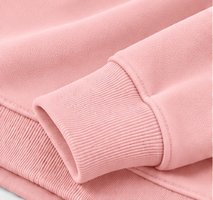 Sudadera de Mujer Index Apparel Rosa con Cierre de Cremallera, Cuello Alto y Manga Larga de Forro Polar - Product Image 6