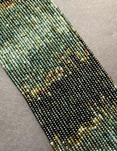 ลูกปัดหินทัวร์มาลีนสีน้ำเงินธรรมชาติทรงกลมเจียระไน สวยงามหลากสี สำหรับทำเครื่องประดับ - Product Image 6