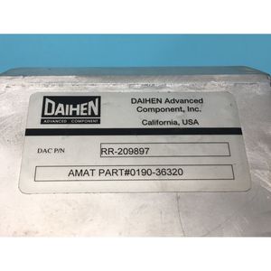 AMAT 0190-36320 DAIHEN RR-209897 HNL E-CORNER - Équipements et pièces semi-conductrices d'occasion fiables à l'échelle mondiale - Product Image 3