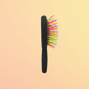 [JWORKS EXT] EYECANDY RAINBOW VOLUME S MINI HAIRBRUSH Mini Detangling Hair <b>Brush</b> Portable Travel Comb With Mirror Korea - Product Image 5
