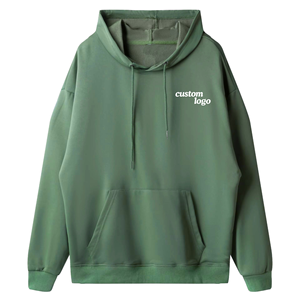 Sudadera con Capucha para Hombre, Nueva Colección de Invierno, Manga Larga, Estilo Casual, con Bolsillo de Color Sólido, Tejido Fino, Corte Holgado, 100% Algodón - Product Image 1