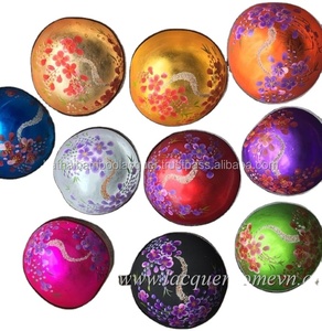 Cuencos de cáscara de coco de diseño personalizado, cuencos de coco naturales tallados a mano Jumbo - Product Image 2