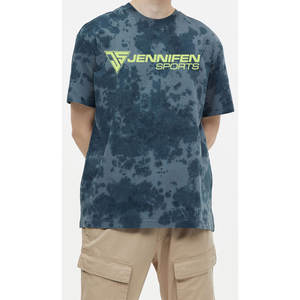 Camiseta de Hombre Personalizada con Logotipo, 260 GSM, Ligera, Informal, Corte Regular, Tie-Dye, Tallas Grandes - Product Image 2