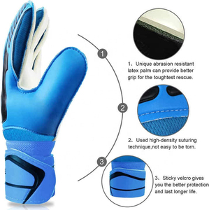 Guantes de Portero con Logotipo Personalizado y Palma de Látex Resistente para Entrenamientos de Fútbol, Academias y Clubes - Product Image 2