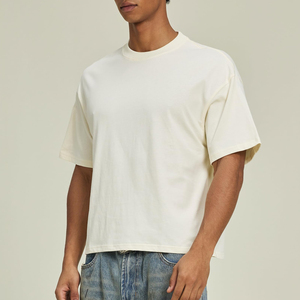 New Arrival Drop Shoulder <b>Boxy</b> Fir <b>T</b> <b>Shirt</b> For Men High Quality Custom Printed Men <b>Boxy</b> Fit <b>T</b> <b>Shirts</b> In Low MOQ - Product Image 3