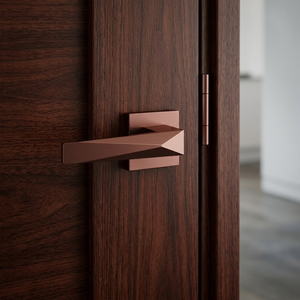 Juego de Manijas de Puerta de Latón de Lujo con Cerradura de Embutir |   Manijas de Puerta de Palanca Premium para el Hogar y la Oficina, Herrajes Decorativos Modernos para Puertas - Product Image 4