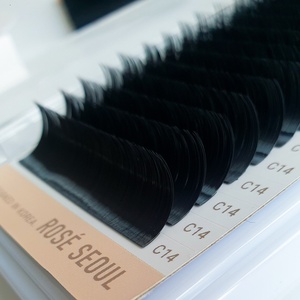 Extensions de cils éblouissantes 100% faites à la main, individuelles, en faux vison coréen - Product Image 5