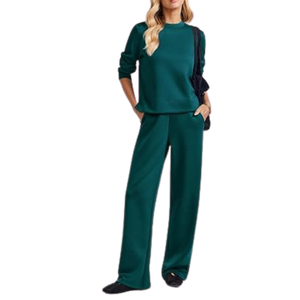 Conjunto Deportivo para Mujer, Tejido Grueso, Algodón Premium, Sudadera Holgada y Pantalones Deportivos - Product Image 2