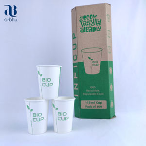 Vasos Desechables Biodegradables al por Mayor, Vasos de Papel Compostables Ecológicos para Bodas, Fiestas y Servicios de Alimentos para Eventos al Aire Libre - Product Image 3