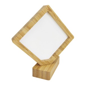 Cadre photo hexagonal en bambou en gros |   Cadre photo géométrique en bois fait main - Product Image 2