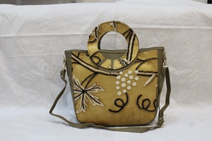 Bolso de lona bordado con diseño floral estilo Ari de Cachemira, bolso de hombro informal para uso diario. - Product Image 4