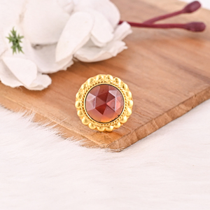 Classic <b>Garnet</b> Hydro Stylish <b>Ring</b> for Women Elegant Fashion Gemstone Jewelry - Product Image 2