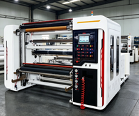 Machine à découper et à rembobiner manuelle pour le traitement de petites quantités de papier thermique