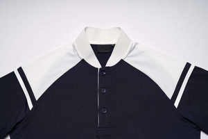 Polo de Cuello Alto Personalizado de Alta Calidad de 200g, Polo de Golf con Logotipo Personalizado para Hombre, Camiseta con Cuello Redondo - Product Image 4