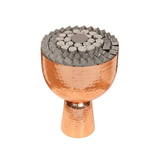 Tazón de servir de metal dorado pulido de último diseño, plato clásico decorativo para dulces, tazón de postre con pedestal para decoración del hogar a buen precio. - Product Image 5