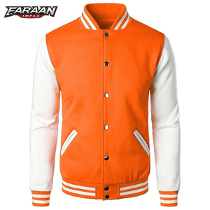 Chaqueta Varsity de Invierno de Alta Calidad para Hombre y Mujer, Chaquetas de Béisbol de Lana Bordadas Personalizables de Lujo - Product Image 1