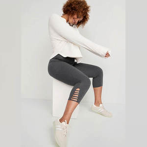 Leggings capri de yoga para mujer, de cintura elástica, alta calidad, en oferta. - Product Image 4