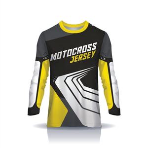 Jersey Personalizado Ligero de Secado Rápido con Estampado por Sublimación para Ciclismo, Descenso, Motocross y Carreras de Autos para Hombre - Product Image 5