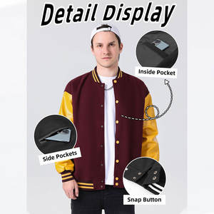 Veste universitaire de haute qualité pour hommes, respirante, confortable, tendance et élégante, pour un usage décontracté. - Product Image 2