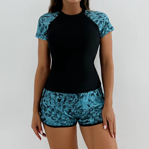 High Quality <b>Rash</b> <b>Guard</b> Training Wear Slim Fit <b>Women</b> <b>Rash</b> <b>Guard</b> Top Selling Product <b>Women</b> Short Sleeve <b>Rash</b> <b>Guard</b> - Product Image 3