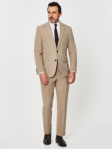 Costume Homme Haut de Gamme en Velours Côtelé, Ensemble 2 Pièces Formel Décontracté pour Homme, Blazer et Pantalon, Vêtements Sur Mesure, Costumes et Blazers pour Homme - Product Image 1