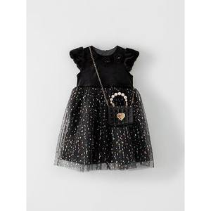 Robe pour filles de style coréen OZKIZ, mode d'hiver pour enfants de 2 à 7 ans, robes de demoiselles d'honneur en gros - Product Image 1