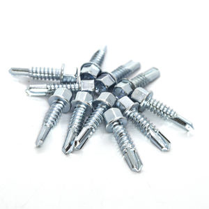 Tornillos Autoperforantes de Cabeza Hexagonal, Clase 8, Acero al Carbono, Galvanizados/Recubrimiento de Zinc, en Pulgadas/Métrico, Personalizables, para Techos y Estructuras, OEM PDC - Product Image 5