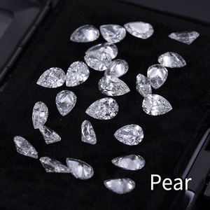Diamants de laboratoire fantaisie de qualité supérieure, taille poire, 3,00x2,00 mm, DEF/VVS2-VS1, en vrac |   Diamant taillé fantaisie pour la fabrication de bijoux - Product Image 1