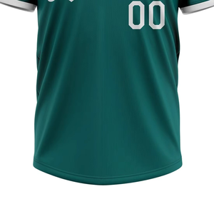 Camiseta de Béisbol/Sóftbol de Dos Botones, 100% Poliéster, Transpirable, con Estampado por Sublimación, Tallas Grandes, para Hombre/Mujer, Verano - Product Image 4